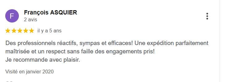 Avis Google client 7