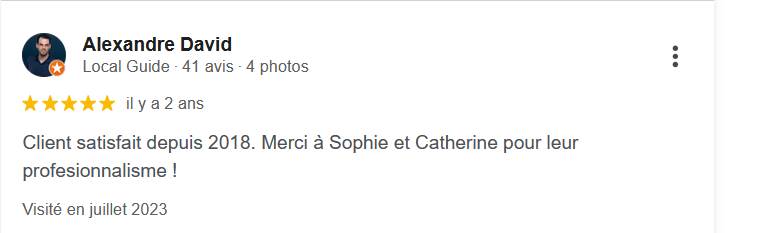 Avis Google client 9
