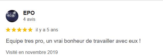 Avis Google client 16