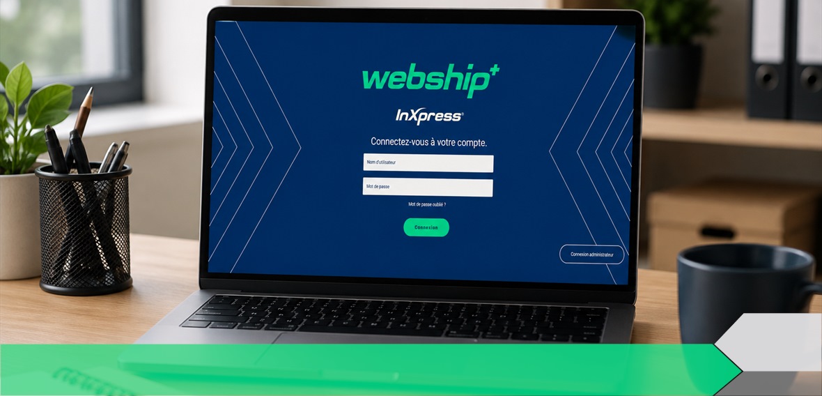 Interface de connexion Webship+ InXpress